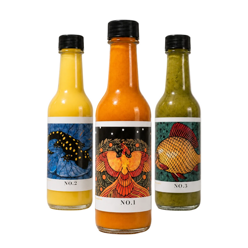 Trio de sauces fortes La Zone Rouge avec NO.1 au premier plan